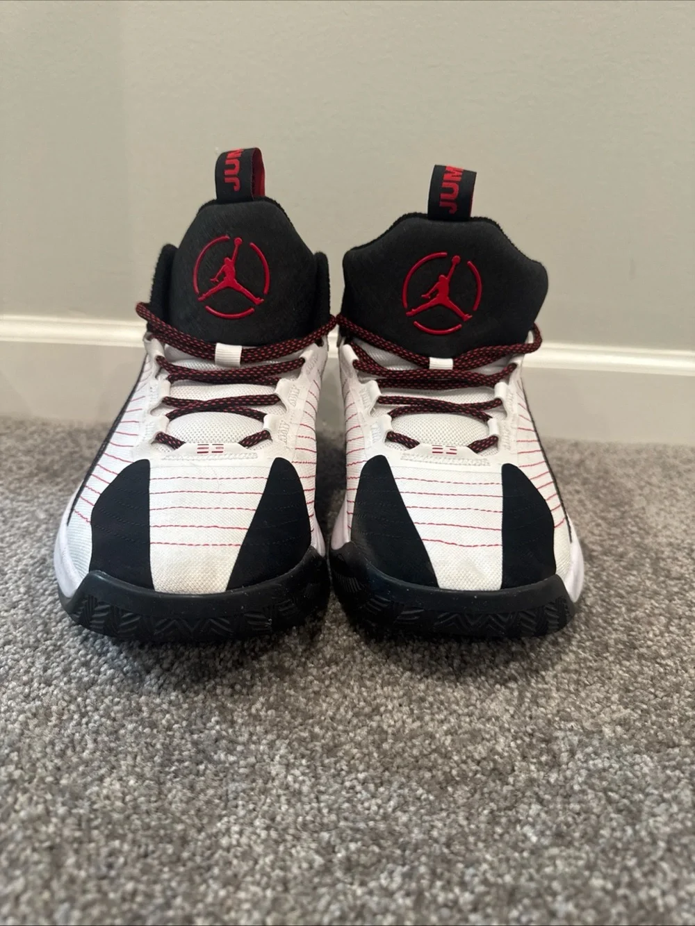 Jordan Jumpman 2021 White University Red Black Size 12 (CQ4021-100)